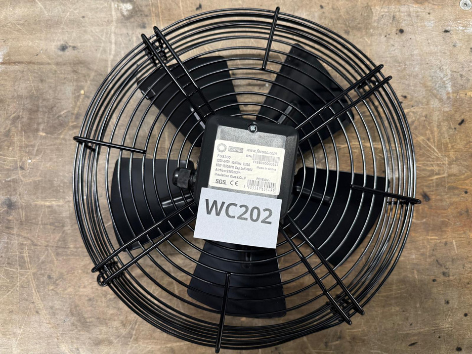 Wyprzedaż (WC202) Wentylator Osiowy Siatka FERONO FSS300 Ssący