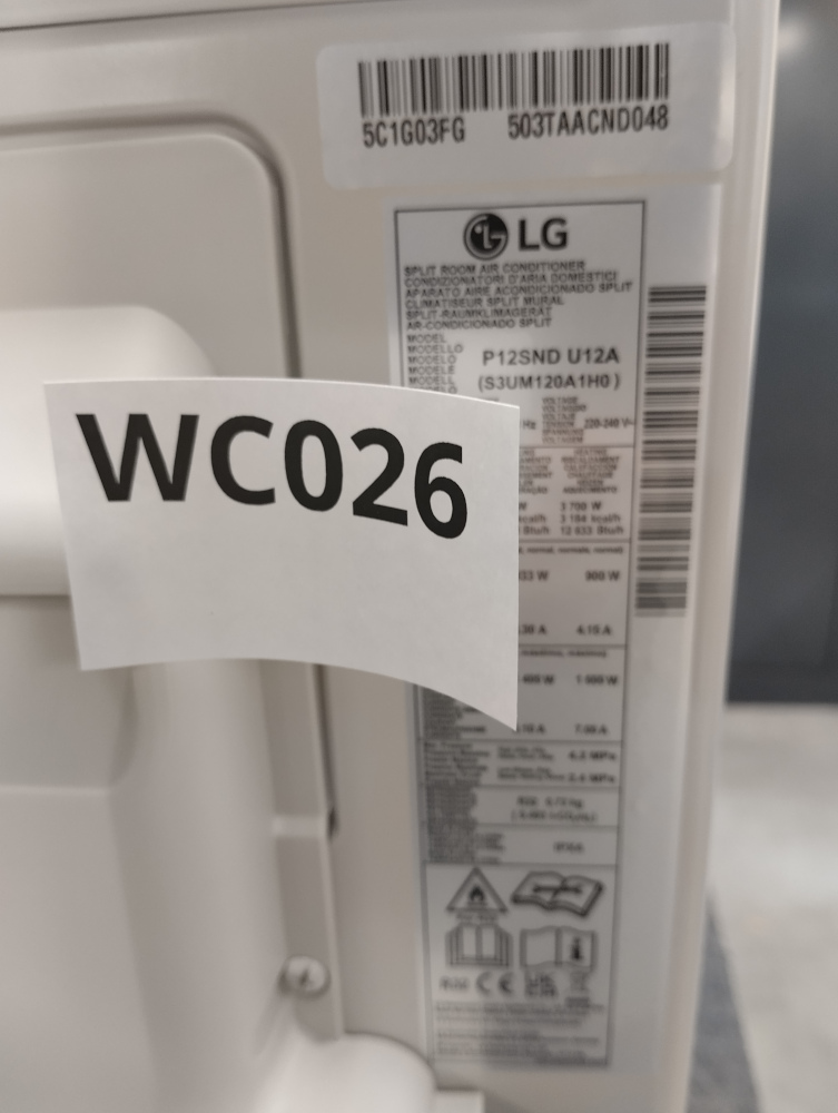 Wyprzedaż (WC026) KLIMATYZATOR LG P12SND.U12A ZEW.