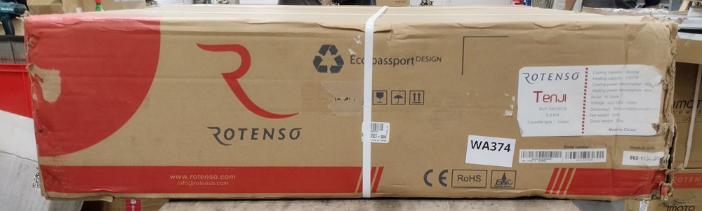 Wyprzedaż (WA374) Klimatyzator ROTENSO RVF-56V3ICS wew. Kaseta
