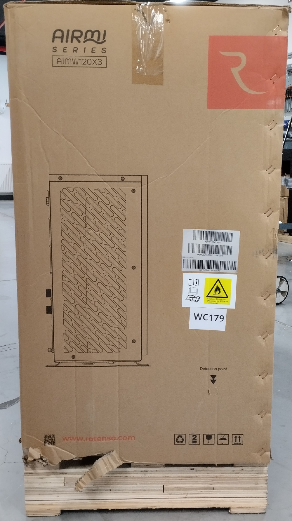 Wyprzedaż (WC179) POMPA ROTENSO AIRMI MONO AIMW120X3 2GW WHT