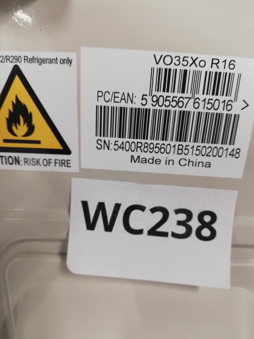 Wyprzedaż (WC238) Klimatyzator ROTENSO VERSU VO35Xo R16 j.zew.