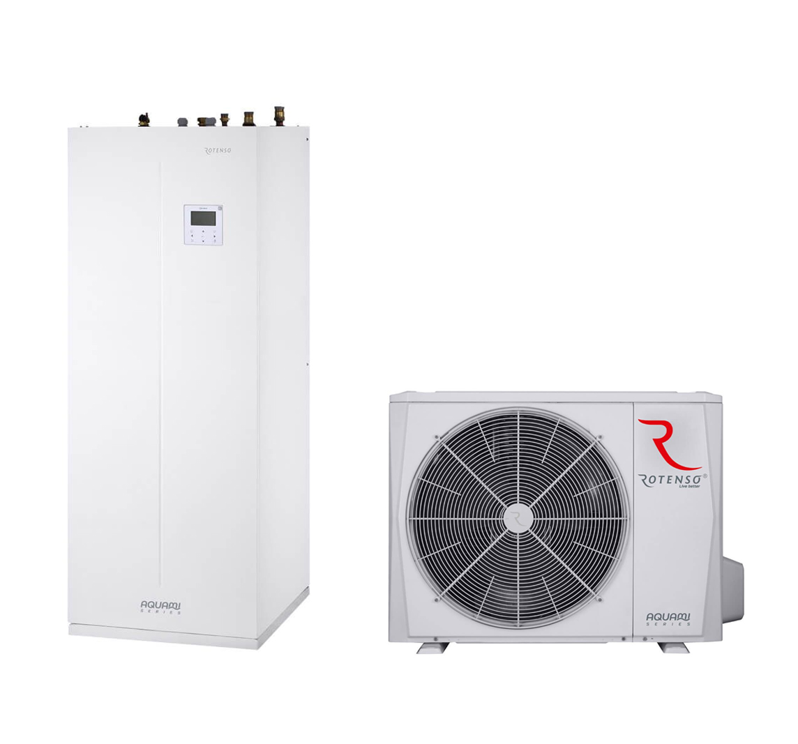 Pompa ciepła Rotenso AIO AQS100T190+AQS60X1o R14 Komplet