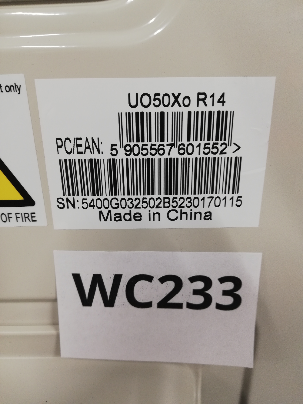 Wyprzedaż (WC233) Klimatyzator ROTENSO UNICO UO50Xo R14 j.zew.