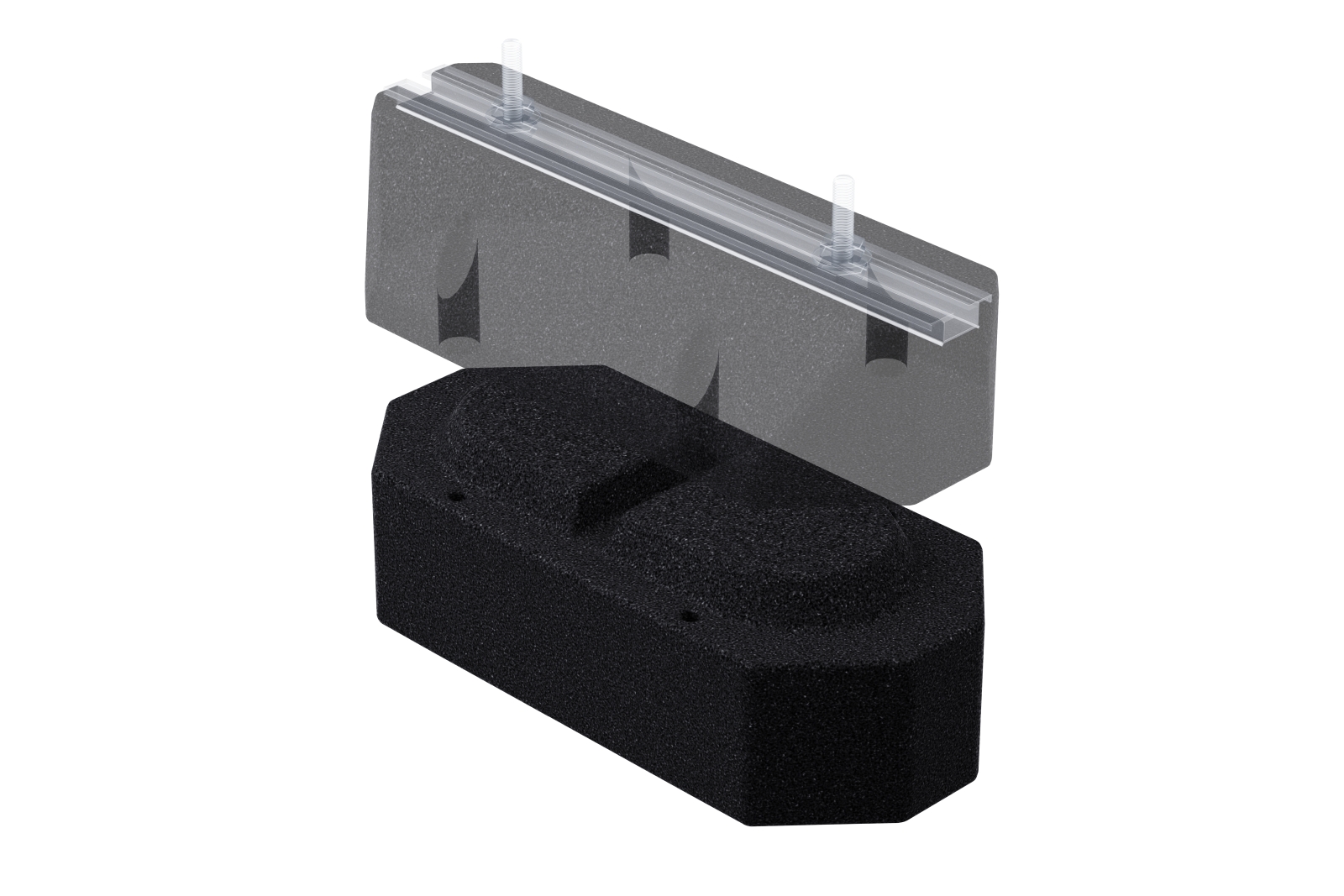 Podwyższenie podstawy gumowej Heavy Foot Ivensis IPR400H R14 2 szt.