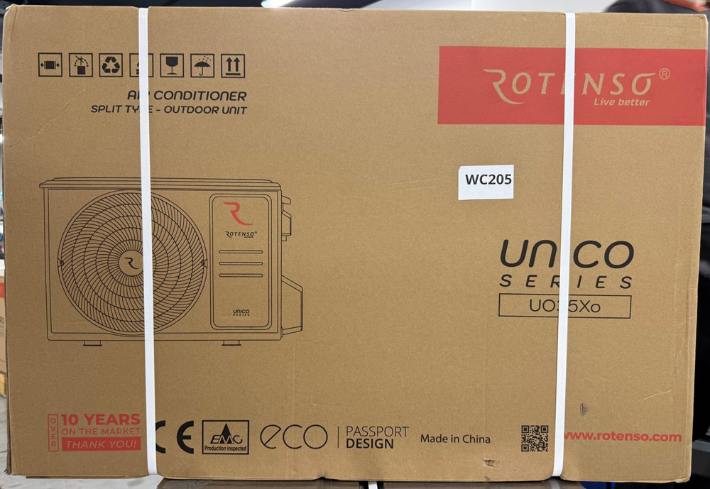 Wyprzedaż (WC205) Klimatyzator ROTENSO UNICO UO35Xo R14 j.zew