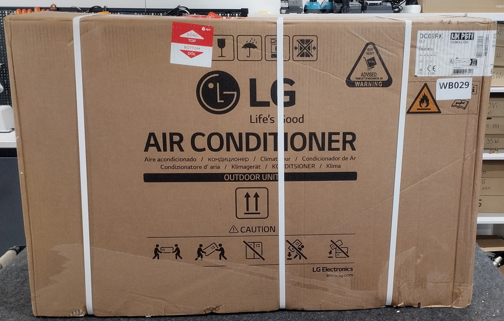 Wyprzedaż (WB029) KLIMATYZATOR LG DELUXE DC09RK.UL2 ZEW