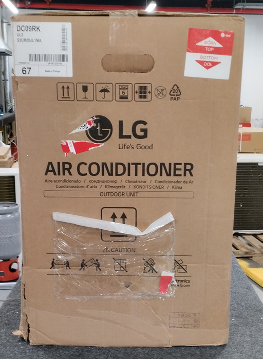 Wyprzedaż (WB029) KLIMATYZATOR LG DELUXE DC09RK.UL2 ZEW