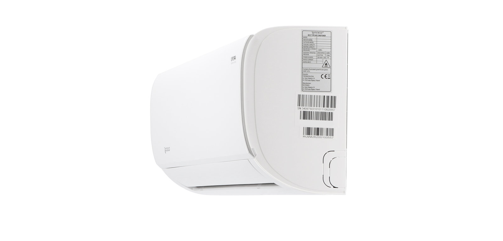 Klimatyzator pokojowy Rotenso Ukura z WiFi U35Xi R15 (jednostka wewnętrzna)