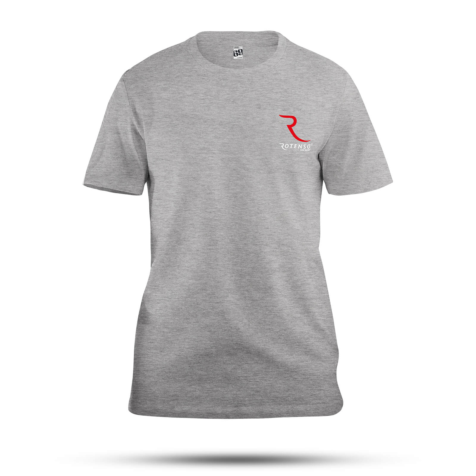 Koszulka t-shirt szary melanż rozmiar M