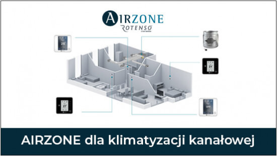 AIRZONE - system strefowego sterowania dla jednostek kanałowych