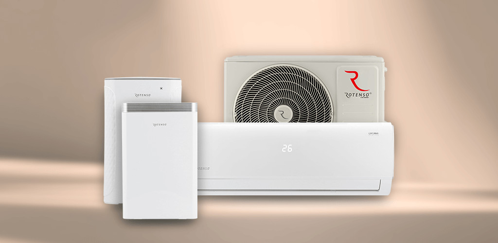 Klimatyzatory Rotenso Ukura z oczyszczaczami powietrza za 1 zł